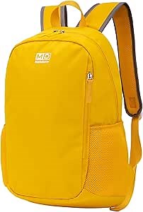 30L Hiking Backpack for Women Men - Lightweight Camping Daypack Water Resistant Gym Backpack, for Travel Outdoor Sports, Yellow