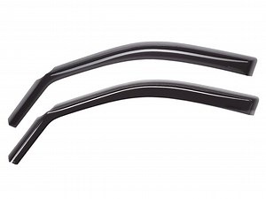 Weathertech Jeep Cherokee Side Window Deflectors; Front; Dark Smoke 80741IM (14-23 Jeep Cherokee KL) - Free Shipping