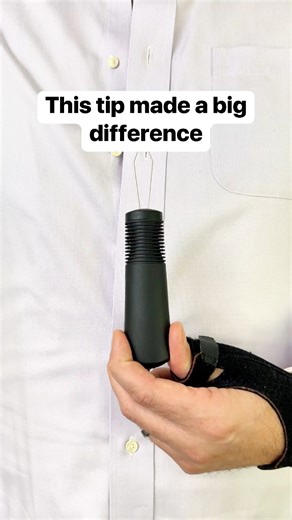 199K views · 762 reactions | Simple way to button a shirt if assistance is needed #mobility #caretaker #shirt #buttons This video is for entertainment purposes only and is not intended to provide advice. Everyone’s ability levels and situations are different, so always speak with an expert before trying something new | Liz & Jeff | Facebook