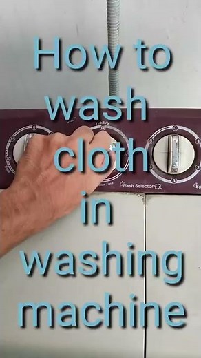 How to wash clothes in washing machine. #when why how channel