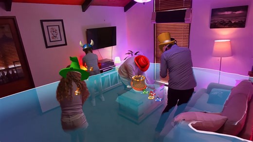 MR游戏《Game Night》轻松有趣的本地多人混合现实派对游戏