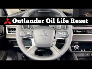 2022 - 2024 Mitsubishi Outlander - How Reset Oil Life & Clear Oil Change Due Service Light Message