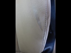 Réparer un siège en cuir abîmé et éraflé