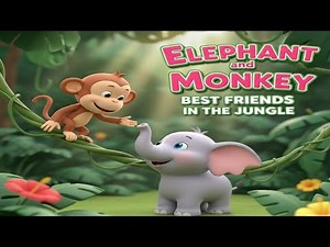 “Elephant and Monkey: Best Friends in the Jungle”|“Elephant and Monkeys Forever”