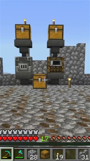 mi horno AUTOMATICO funcionando 😳⚙ |minecraft #minecraftbuilding #foryou #minecraftshorts