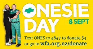 Everyone has a reason to wear their onesie, so pull out that onesie, or just your wallet, and celebrate Wellington Free Ambulance. We’re your paramedics – the ones who are here for you and the only ones in the country who are free. Make a donation this Onesie Day and you’ll be helping all the people in your neighbourhood. Text ONES to 4847 to donate $3. Nice one! | Wellington Free Ambulance