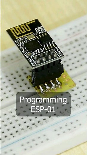 Full video on channel. Programming the ESP 01 #esp8266 #arduinoproject #arduino #iot #electronics