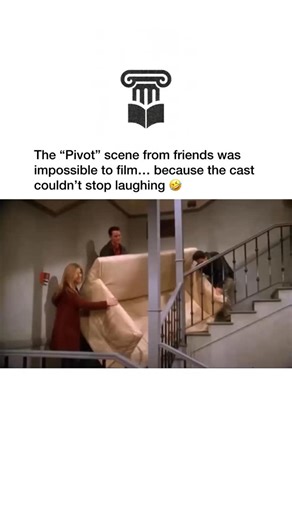 History on Instagram: "1999: The ‘Pivot!’ scene from Friends instantly became one of the most iconic sitcom moments of all time. What starts as a simple attempt to move a couch up a narrow stairwell quickly descends into chaos, with Ross shouting ‘Pivot!’ over and over as logic completely disappears. The tighter the space gets, the louder Ross gets — and the funnier it becomes.” “What makes the scene legendary is the perfect escalation. Chandler’s dry commentary, Rachel’s growing frustration, an