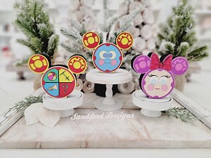 Mickey Mouse Clubhouse Oh Toodles Self-standing Decorations, Mouseketools, Quoodles - Etsy