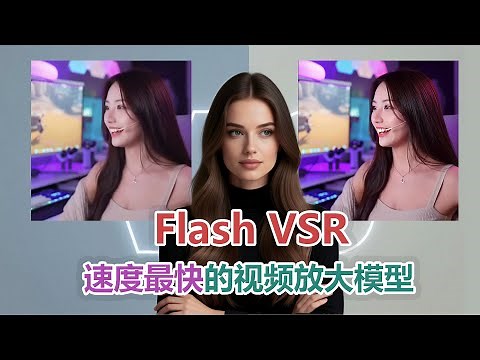 【AI视频革命】告别龟速渲染！Flash VSR：闪电般的速度，一步将你的视频提升至高清电影级画质！