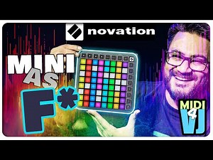 Sooo tiny!🤩for #VJ | Novation Launchpad Mini MK3 | #MIDI