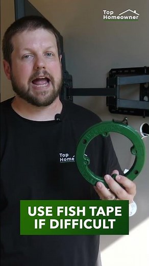 The Ultimate Solution for Hiding TV Wires - echogear In Wall Cable Management Kit #shorts