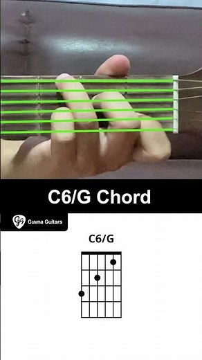 How To Play The C6/G Chord On Guitar - Guvna Guitars