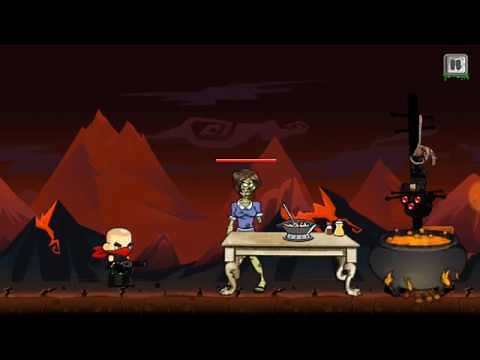 Zombie Attack 2 Walkthrough Levels 16 - 20 Governess Monster