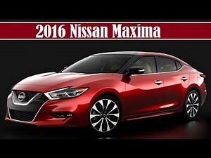2016 Nissan Maxima, official photo released and debut at 2015 New York Auto Show