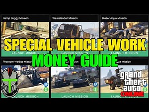 Special Vehicle Work Money Guide GTA Online