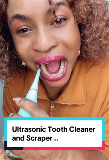 Ultrasonic Tooth Cleaner and Scraper ..#toothcleaning #toothscraper #toothhygiene #mouthcare #tiktokmademebuyit #beautybyalima #dealdrops #spotlight