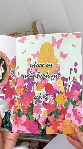 A Level Art Project: Alice in Wonderland Graphic Novel Sneak Peek