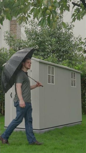 No More Water Damage! Patiowell Fit-It Shed Keeps Everything Safe! 💦🏠