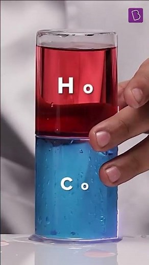 What Happens If You Mix Hot & Cold Water? | Water Density Experiment At Home | #Shorts