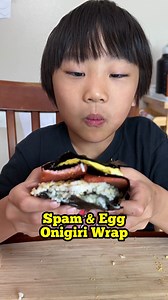 Jordan’s spam and egg onigiri wrap! | The CrunchBros