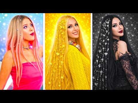 From Soft Glam to Goth Edge 💥 Extreme Makeover Challenge