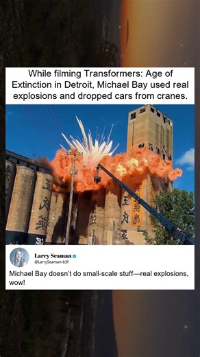 Michael Bay's Real Explosions in Detroit Filming