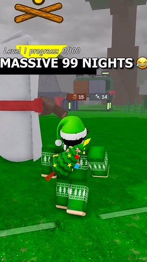 Everything is GIANT in 99 Nights! 😱🤩 #roblox #robloxfyp #robloxmemes #gaming | VroPlayz