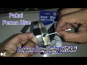 Menggunakan Perma Blue untuk Menghitamkan Logam