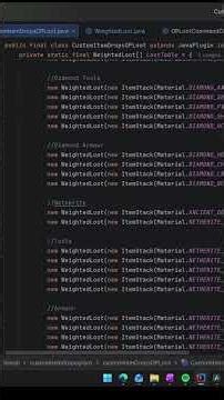 Custom Loot Tables In Java #software #showcase
