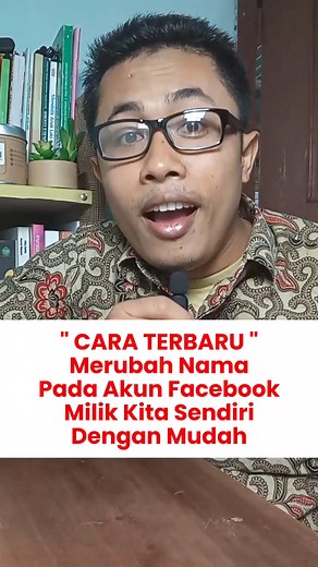 15K views · 417 reactions | Cara merubah nama pada akun Facebook milik kita sendiri #phonetutorial #inidiacaranya #fyp #SemogaBermanfaat #tipsandtricks #tips #trick #android #tutorial #tipsbuatkamu #berbagiinfo #infobuatkamu #fbpro | Andi Septiawan Putra | Facebook