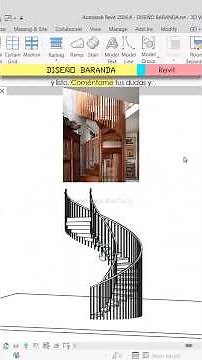 RAILING DESIGN - Learn Revit #revit #design #architecture #learning #model