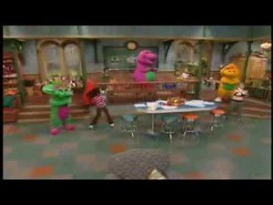 barney los copos de nieve