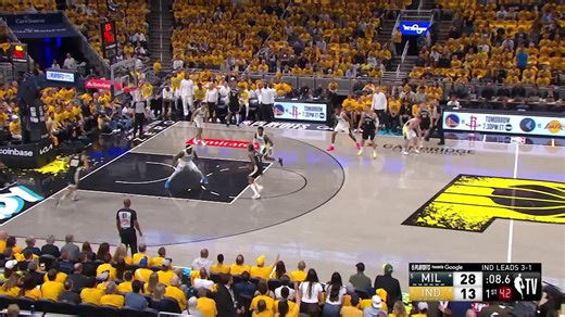 The Bucks come out SWINGING in Game 5 🥊 They hold the Pacers to just 13 PTS in the 1Q as they open up a 17-PT lead 👀 | NBA TV