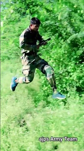 फौजी ने आतंकी को किया ढेर 😭🇮🇳 | salute Indian army #short #army_lover #ytshorts #ajps_army_team