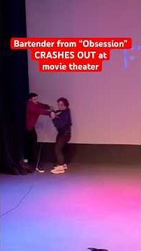 Bartender from “Obsession” CRASHES OUT at movie theater #obsession #currybarker
