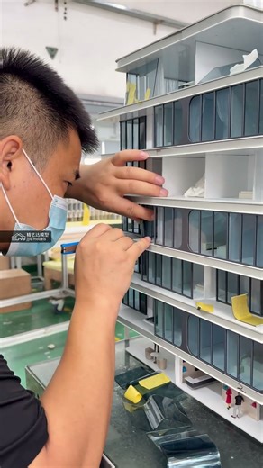 The production of high-end residential buildings in the United States has been completed.#scalemodel