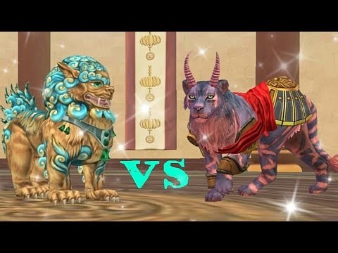 Defeating new secret boss (Foo Dog) and where to fin it | WildCraft ~ Rosse Animals