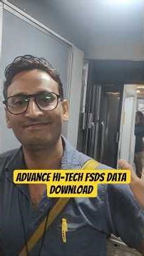 Advance Hi-tech fsds Data download /How to download FSDS Data advance Hi-tech #railwaycontent #short