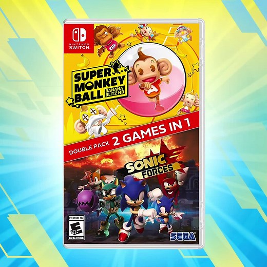 42K views · 1.4K reactions | The Sonic Forces + Super Monkey Ball: Banana Blitz HD and Sonic Mania + Team Sonic Racing double packs are available (and on sale!) now: https://bit.ly/SegaDoublePack | Sonic The Hedgehog | Facebook