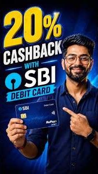 Credit Card Band Karo! ❌ SBI Debit Card 20% Cashback Hack (Hidden Offer)