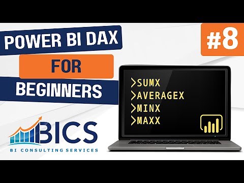 Power BI DAX for Beginners #8: Iterative Functions - SUMX, AVERAGEX, MINX, and MAXX