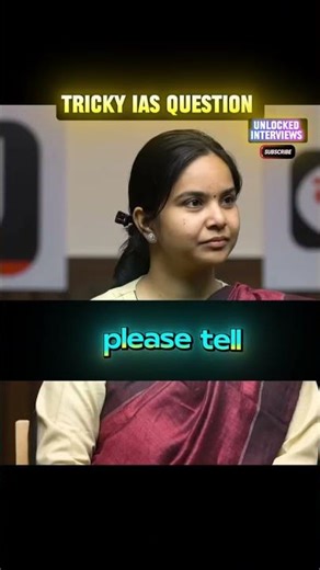 TRICKY IAS QUESTION