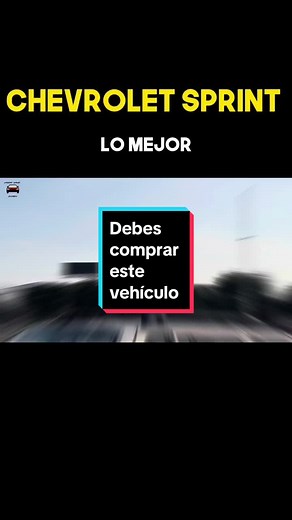 Guerrero de mil batallas: Chevrolet Sprint 2005