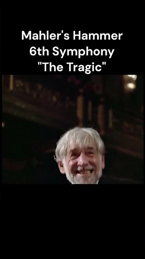 Mahler's big thick hammer. 6th Symphony. The Tragic | The Final Movement | #mahler #symphony #hammer