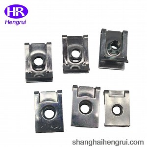 [Hot Item] Stainless Steel Auto Parts Clip Nut M6 Spring Nuts