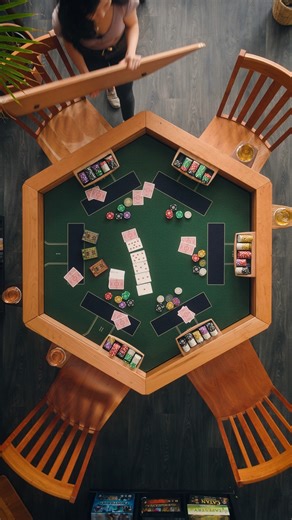 6.3K views · 20 reactions | Stacking chips and stacking slices  Order your dream Modular Poker Table now on #kickstarter  https://bit.ly/3VXXD4s | Wyrmwood | Facebook