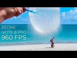 XIAOMI REDMI NOTE 8 PRO TESTE CAMERA LENTA 960 FPS