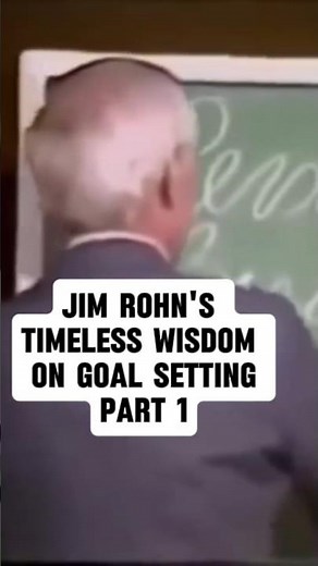 Goal Setting: Jim Rohn's Timeless Wisdom #JimRohn #goalsetting #Motivation #personalgrowth #Shorts