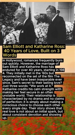 Sam Elliott and Katharine Ross: 40 Years of Love, Built on 3 Words
